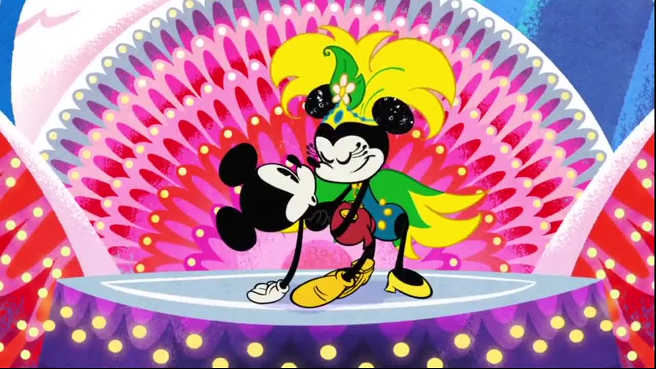 A Mickey Mouse Cartoon - Kiss