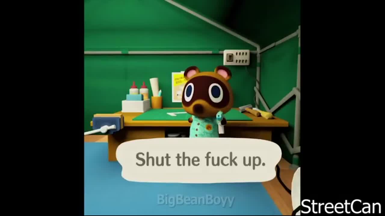 Animal Crossing New Horizons Meme - Shut the fuck up