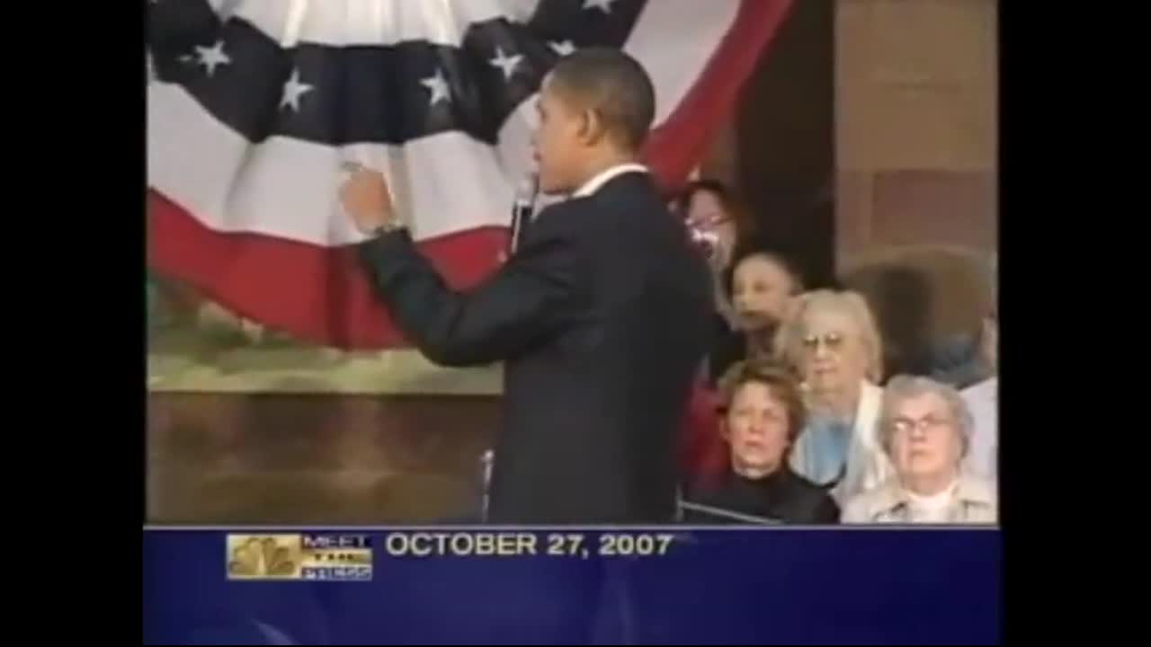 Barrack Obama - You can take that to the bank