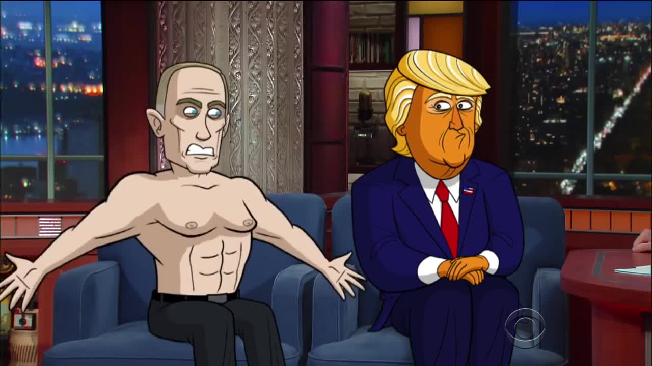 Cartoon President - Putin Shirt Rip