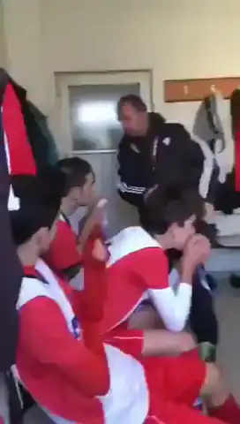 Coach slapping players