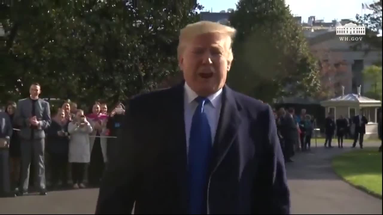 Donald Trump - I've gotta come over and see the fake news