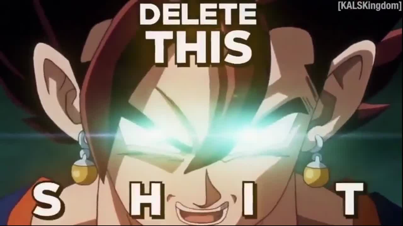 Dragon Ball Z Meme - Delete this shit!
