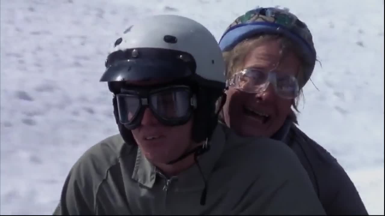 Dumb and Dumber - Freezing on bike