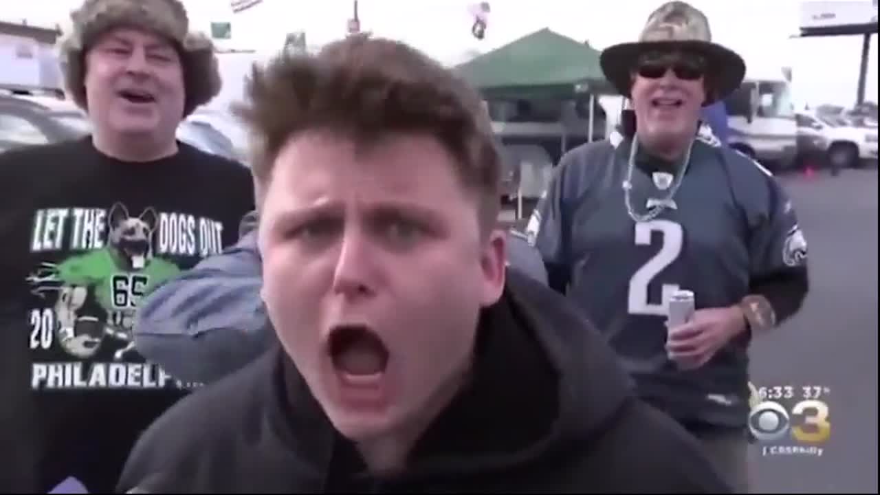 Eagles Fan - Fan ready to play for team