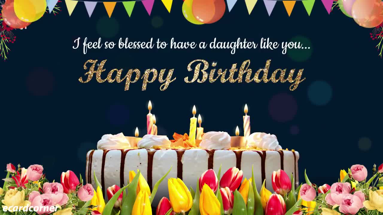 Ecardcorner - Daughter, Happy Birthday