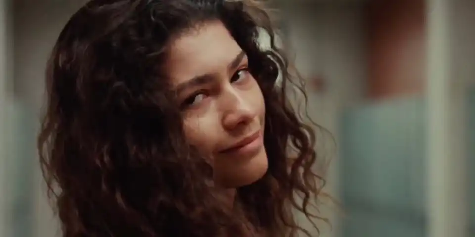 Euphoria - Zendaya grinning at camera