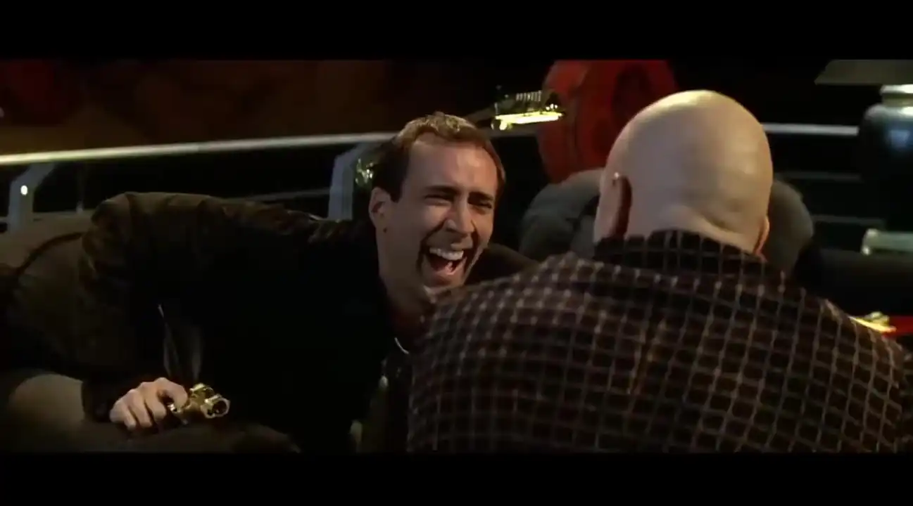 Face/Off - Obnoxious laughing