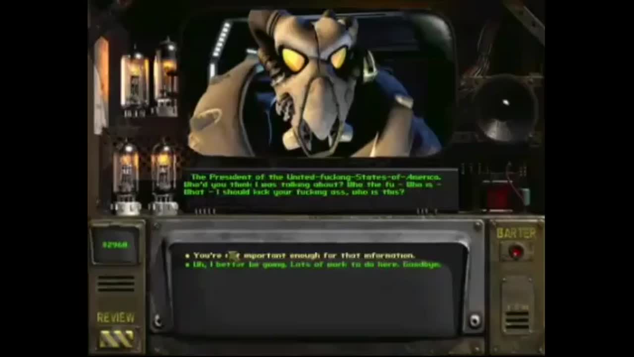 Fallout - The President of the United Fucking States of America
