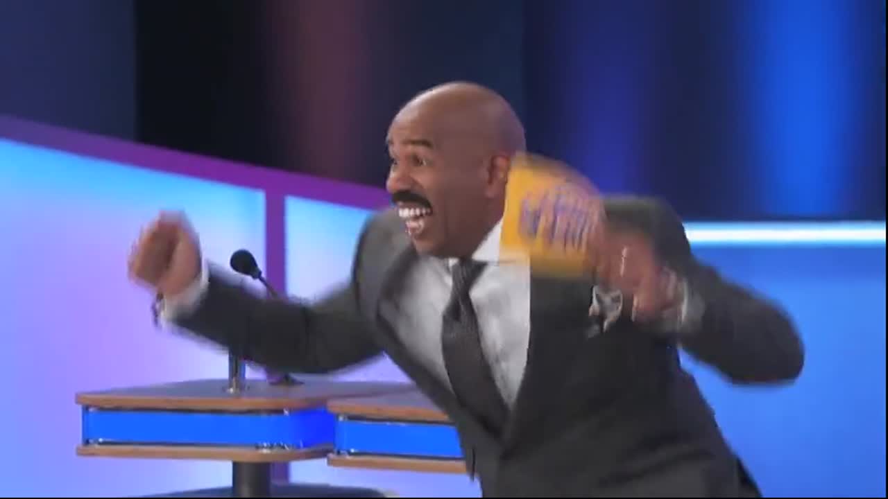 Family Feud - Excited Steve Harvey