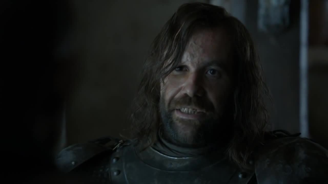 Game of Thrones Sandor Clegane is Eating Every Chicken in This Room