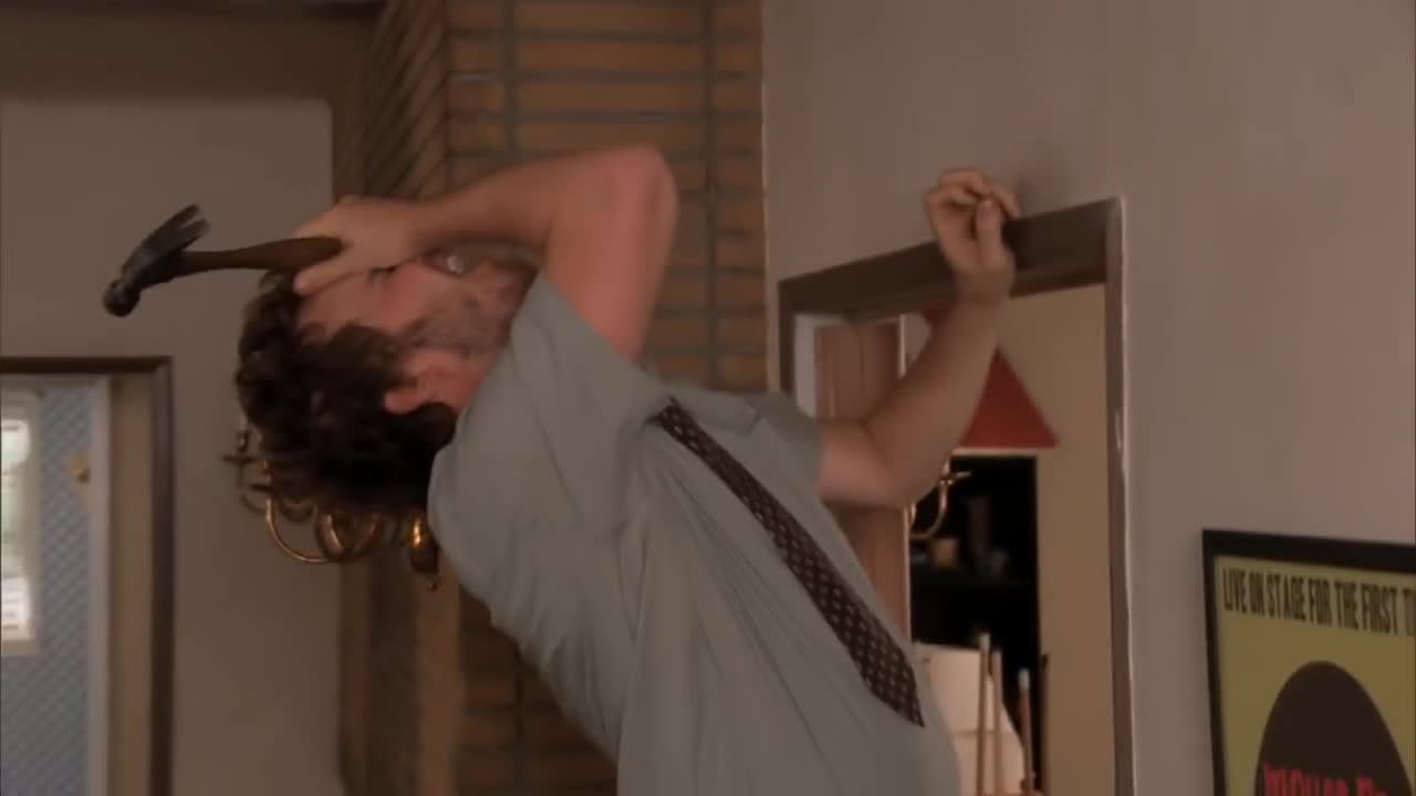 Parks and Recreation Sneeze and Bang your Head