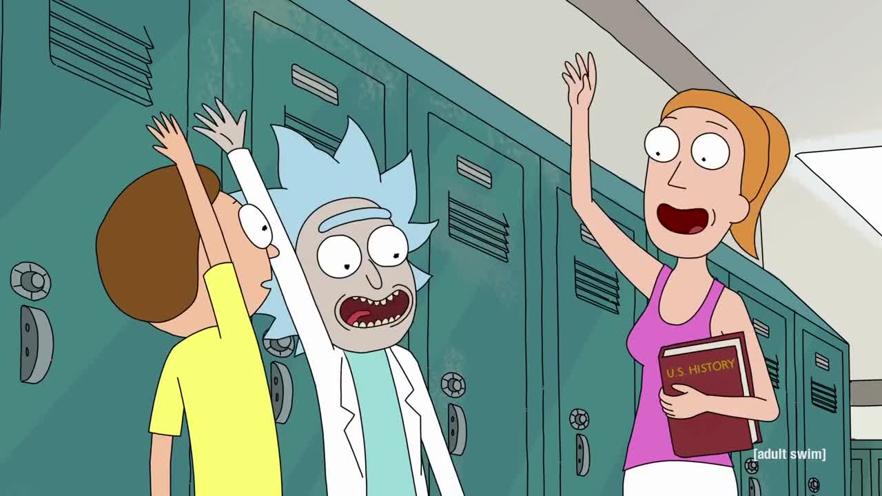 Rick and Morty Lets Do This as a Team